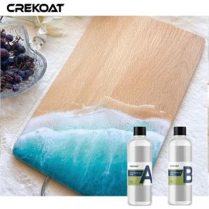 China Food Grade Clear Epoxy Resin Kit For Craft And Art Rock Solid Bubbles Free supplier
