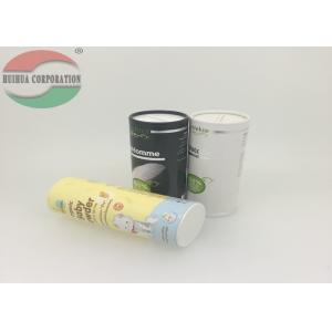 China Tin Can packaging With Plastic Shaker Top Lids / Cardboard Paper Tubes supplier