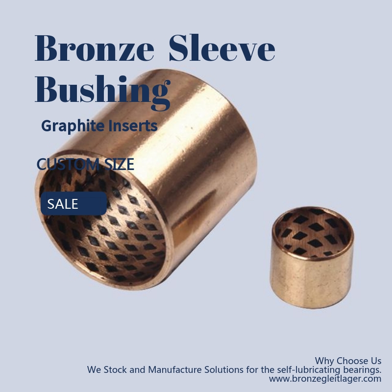Bush similar to DIN1850 version J material sintered bronze borehole 5mm outer diameter 8mm length 10mm 
