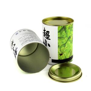 China ODM Food Grade Packaging Paper Tube with Iron Cap for Tea / Coffee supplier