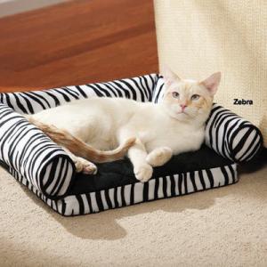 China Tear Resistant Memory Foam Cat Bed , Zebra Print Memory Foam Mattress Dog Bed supplier