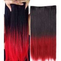 China No Shedding Synthetic Hair Weave Extensions Machine Made 100 Gram Coloured on sale