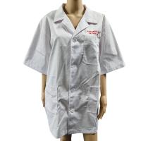 35% Cotton 65% Polyester Short Sleeve ESD Workwear For Summer