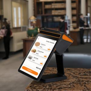 China 食品トラック POS システム テーブルの端の注文ターミナルと 2D 赤外線スキャナー wholesale