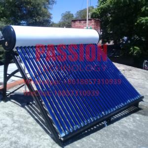 China White Tank Solar Geyser Vacuum Tube Solar Water Heater 304 201 Solar Collector supplier
