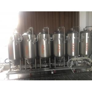 316L Stainless Steel Beer Fermenter , Ss Brewing Conical Fermenter With Jacket