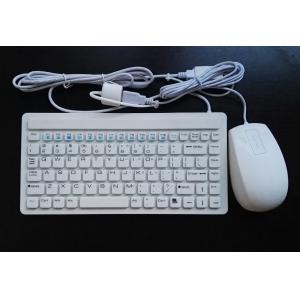 IP68 washable plug and play mini size medical keyboard with nano silver antibacterial