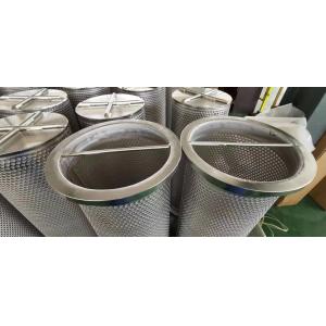 China Available for battery electrode experiments titanium alloy Punching Hole Sintered Basket Strainer Filter wholesale