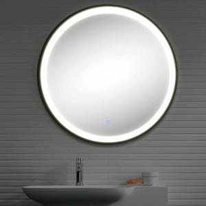 China 4mm Bathroom Vanity Wall Mounted Mirror 1.18 With LED Lighting supplier