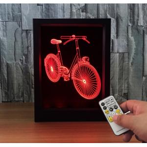 7 Colors Change Photo Frame 3D LED Night Light with Remote Control Ideal For Birthday Gifts And Party Decoration