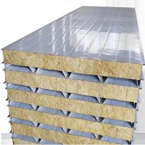 Insulation Rock Wool Roof Sandwich Panels Price House Walls Panel Sandwich Aislante Pared Sandwich Panels