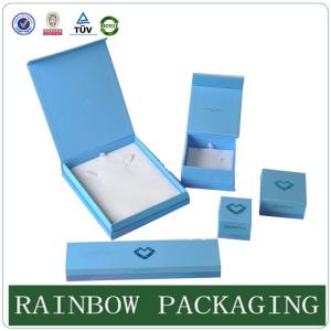 China Custom Size Sky Blue Jewelly Case , Grazioso Cardboard Box for Jewelly Box supplier