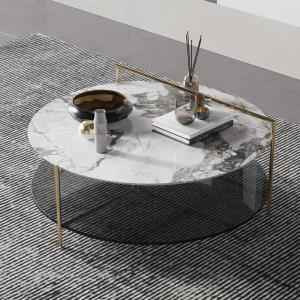 China Round SS Coffee Table Sets Hotel Center Home Living Room Furniture supplier