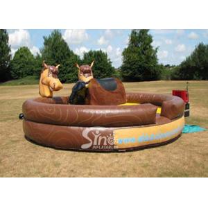 China Commercial giant adults outdoor inflatable mechanical horse ride for fun supplier