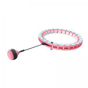Thin Waist Smart Hula Hoop Ring Silicone ABS Adjustable Size