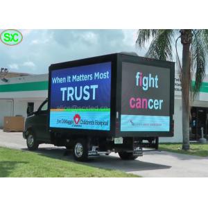 Video Wall Mobile Truck Led Display , Van Truck Mounted Led Screen Billboard 5 Years Warranty