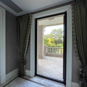 Manual Retractable Sliding Door with 1.2mm Square Frame Profile