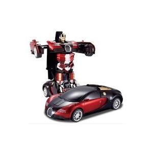 Transformers 4 battle robot electric acousto-optic toy remote control car Bugatti
