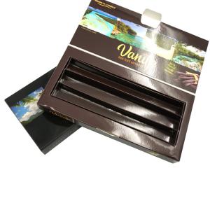 Vanilla Essential Oil Paper Package Box With Divider Inner Tray 350gsm