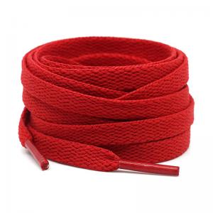 8mm Polyester Flat Shoelaces Stretchy Shoe Laces For Athletic Running