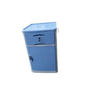 ABS Locker 130mm Hospital Bed Side Cabinet With Thermos Holder