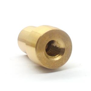 China Gold Plated Brass Machined Components Turning Brass Terminal Connector wholesale