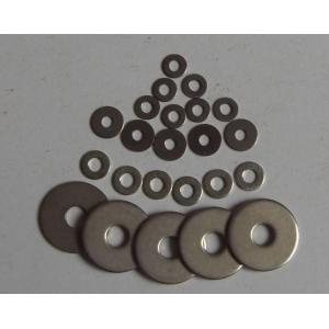 China Electrogalvanizing Flat Metal Washers Carbon Steel Yellow / White Zinc Plated M3 - M56 supplier