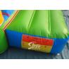 China 5x4 mts outdoor Let's party kids inflatable bouncy castle made with 610g/m2 pvc tarpaulin wholesale