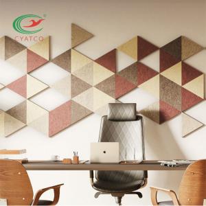 Interior Triangle Sound Dampening Panels , Multiscene Noise Cancelling Wall Panels