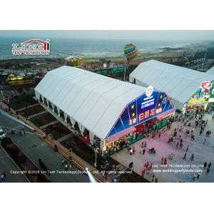 China Beer Festival Outdoor Event Tent With Colorful Lining 40M X 50M Resist 100km / h Wind supplier