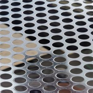 Diameter 3mm Distance 6mm Aluminum Perforated Sheet Stainless Steel Metal Mesh Sheet