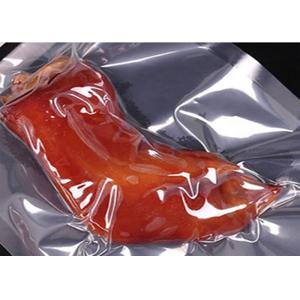 Clear Nylon Retort Food Vacuum Bags Plastic Packaging For Frozen Chicken Fish Meat