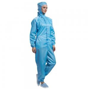 Breathable Anti Static Garments Soft Skin-Friendly Clean Room Suit