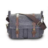 China High Grade Cotton Canvas Mens Crossbody Computer Bag Waterproof SLR Camera Bag on sale