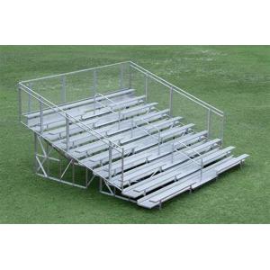 China Aluminum Alloy Bench Portable Bleachers On Wheels / Transportable Bleachers supplier