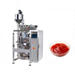 China Electric Driven Type Sauce Packaging Machine For Ketchup / Honey / Blueberry Jam supplier