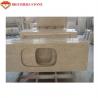 China Polished G682 Rust Yellow Granite Stone , G682 Granite Double Sink Vanity Top wholesale
