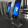 43 Inch Floor Stand Interactive IR Touch Screen Kiosk Computer Totem With Webcam