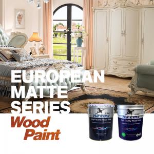 Acabado de madera de lujo de la PU del lustre de la pintura de los muebles de madera de la alta plenitud del poliuretano alto