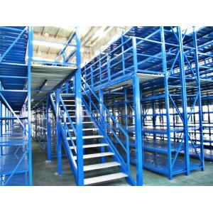 China Longs systèmes de passerelle de mezzanine de support de palette d'envergure avec le Decking en acier réglable supplier