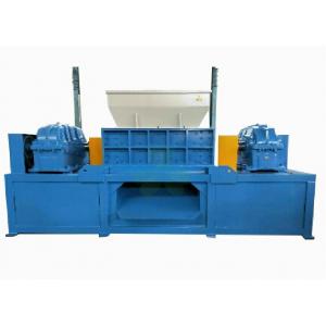 China High Power Steel Scrap Shredder Machine , Oil Filter Shredder Double Shaft supplier