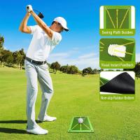 China New Design Driving Range Golf Hitting Teaching Mat Golf Swing Training Mat For Swing Detection on sale