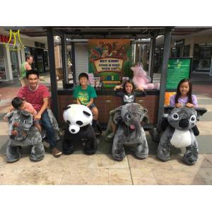 Hansel  kids playground games amusement park rides panda animal scooters for sale