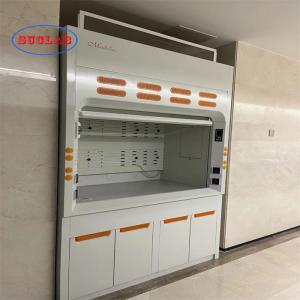 China Anti Corrosion Laboratory Fume Cupboard With Wet Scrurruber Manual Control System 100 fpm supplier