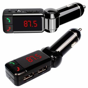 China BC06 High Performance Digital Wireless Bluetooth Fm Transmitter in-Car Bluetooth Receiver Fm Radio Stereo Adapter supplier
