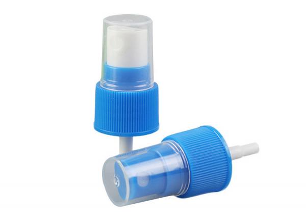 Customized PP Mini Mist Sprayer , Plastic Pump Sprayer For Bottles Blue Color