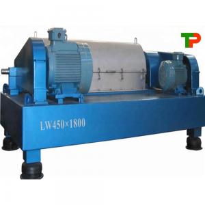 4-90KW TPLW 3 Phase Sludge Dewatering Decanter Centrifuge for Oil Waste Water on Farms
