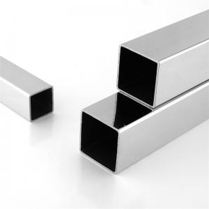 China China Polished Surface 40*40mm 304L Precision Stainless Steel Hollow Square Pipes supplier