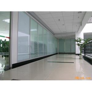 Acoustic Insulation Office Glass Partition Systems , Glass Bathroom Partition Walls