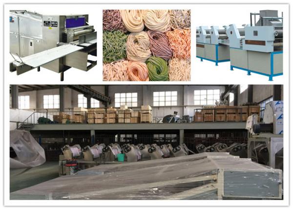 Industrial Electric Fresh Noodle Making Machine , Vegetable Egg Ramen Noodle